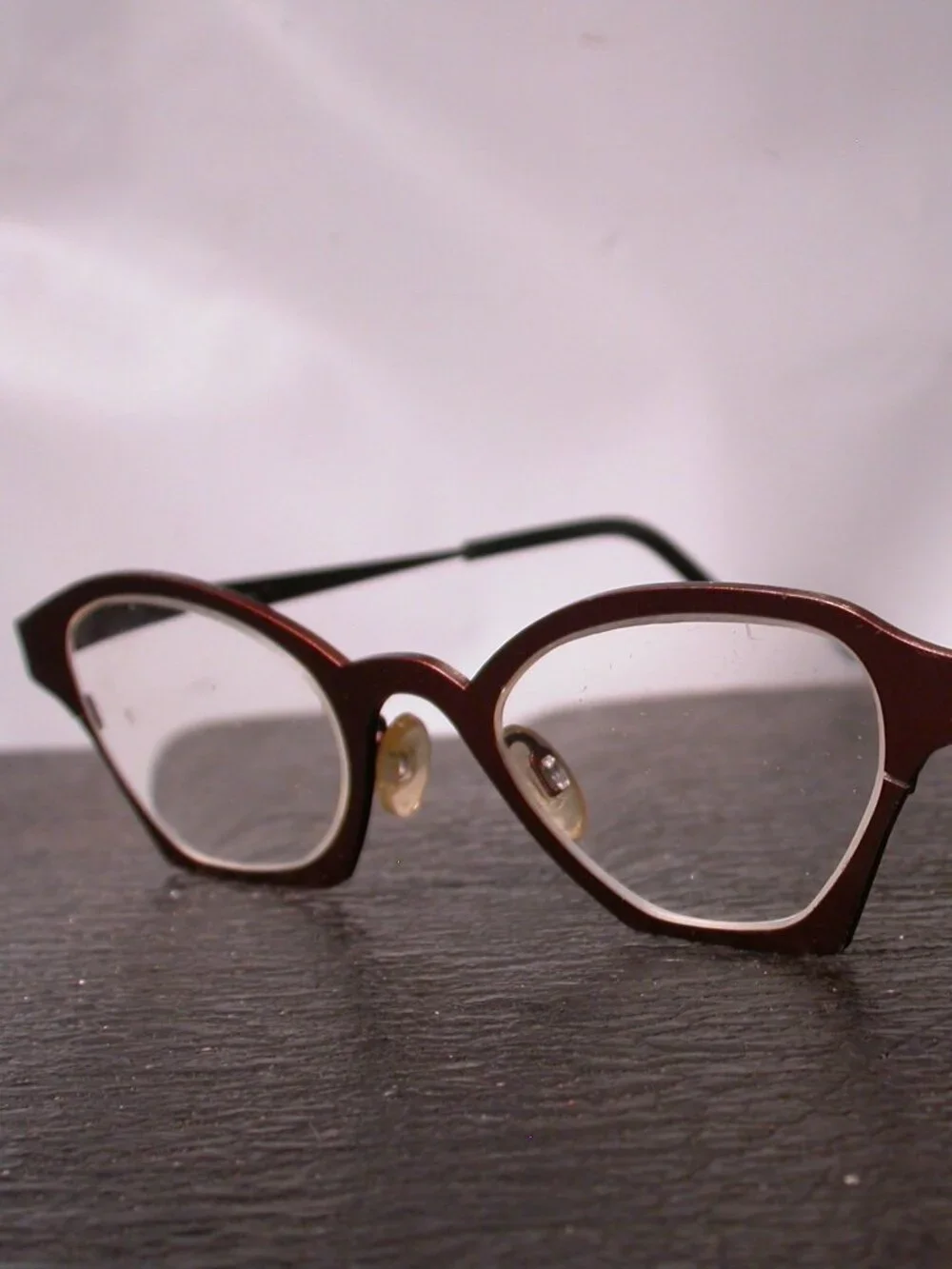 Theo Eye Witness Bronze Modern Art Eyeglasses Spectacles Frames Made in Belgium
